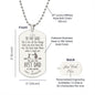 This is For All the Things Engraved Dog Tag Necklace Stainless Steel or 18k Gold w 24" Chain-Express Your Love Gifts