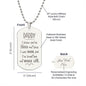 I Know You Have Loved Engraved Dog Tag Necklace Stainless Steel or 18k Gold w 24" Chain-Express Your Love Gifts