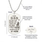 No Matter Where Life Takes Me Engraved Dog Tag Necklace Stainless Steel or 18k Gold w 24" Chain-Express Your Love Gifts