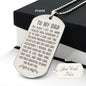Older I Get Engraved Dog Tag Necklace Stainless Steel or 18k Gold w 24" Chain-Express Your Love Gifts