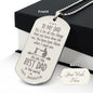 This is For All the Things Engraved Dog Tag Necklace Stainless Steel or 18k Gold w 24" Chain-Express Your Love Gifts