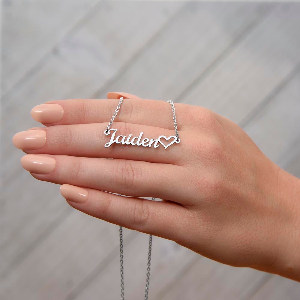Personalized Heart Name Necklace-Express Your Love Gifts