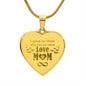 I Speak For Those Who Has no Voice Engraved Heart Necklace Stainless Steel or 18k Yellow Gold Finish 18-22" Chain-Express Your Love Gifts