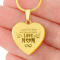I Speak For Those Who Has no Voice Engraved Heart Necklace Stainless Steel or 18k Yellow Gold Finish 18-22" Chain-Express Your Love Gifts