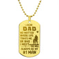 No Matter Where Life Takes Me Engraved Dog Tag Necklace Stainless Steel or 18k Gold w 24" Chain-Express Your Love Gifts