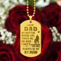 No Matter Where Life Takes Me Engraved Dog Tag Necklace Stainless Steel or 18k Gold w 24" Chain-Express Your Love Gifts