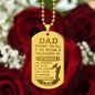 Wishing You All Engraved Dog Tag Necklace Stainless Steel or 18k Gold w 24" Chain-Express Your Love Gifts