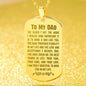 Older I Get Engraved Dog Tag Necklace Stainless Steel or 18k Gold w 24" Chain-Express Your Love Gifts