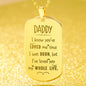 I Know You Have Loved Engraved Dog Tag Necklace Stainless Steel or 18k Gold w 24" Chain-Express Your Love Gifts