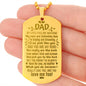 My Little Eyes Are Watching Engraved Dog Tag Necklace Stainless Steel or 18k Gold w 24" Chain-Express Your Love Gifts