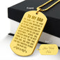 Older I Get Engraved Dog Tag Necklace Stainless Steel or 18k Gold w 24" Chain-Express Your Love Gifts