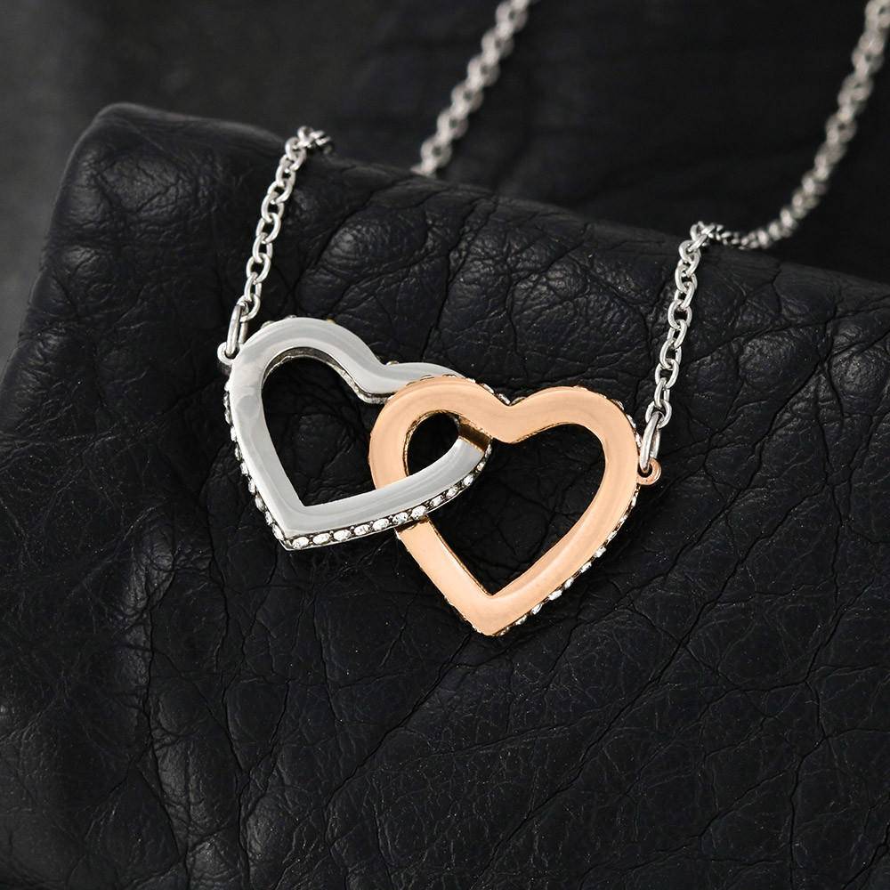 Behind Every Mom Nurse Inseparable Love Pendant 18k Rose Gold Finish 16”-Express Your Love Gifts