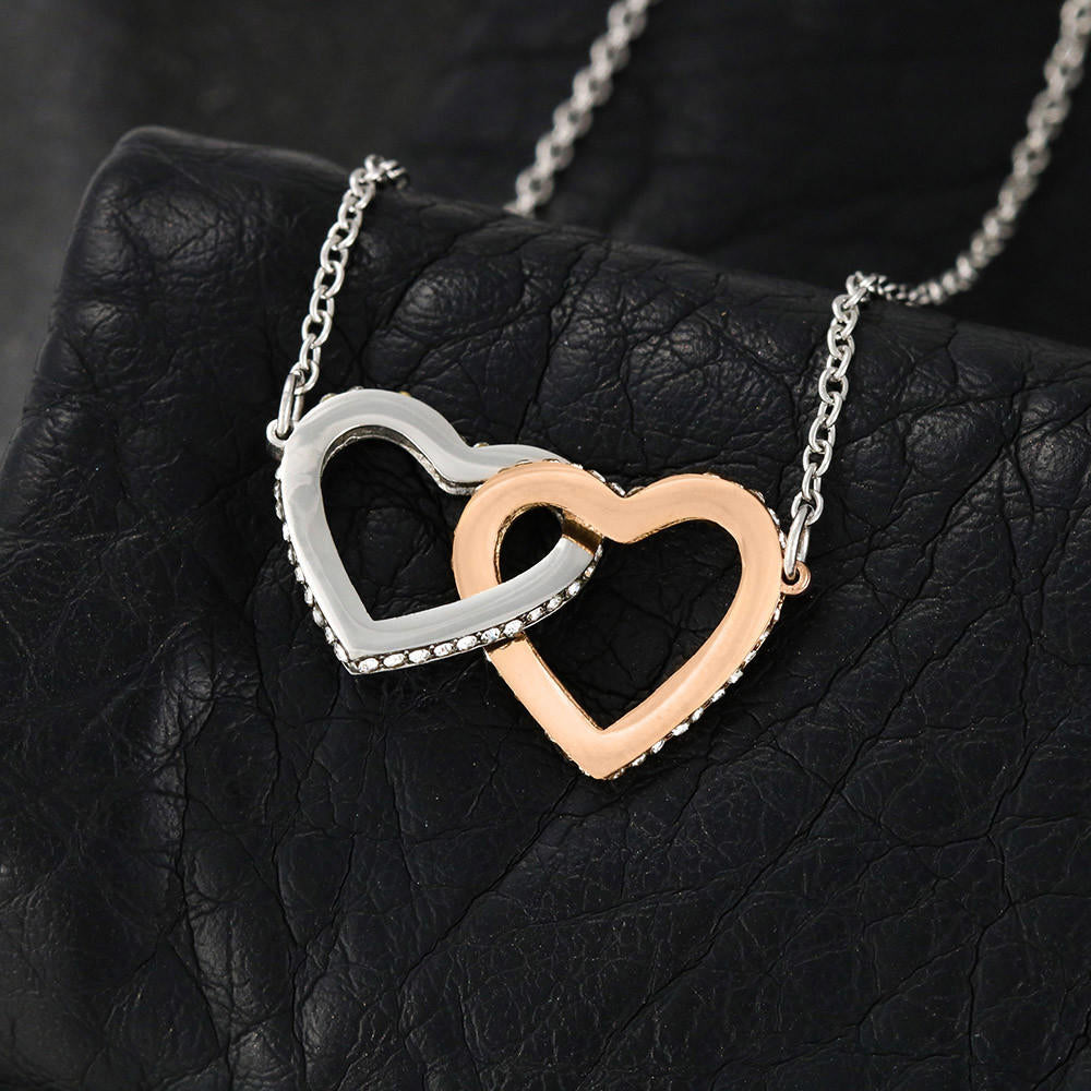 Mother Necklace My Heart Is Always Yours Inseparable Love Pendant Keepsake Card-Express Your Love Gifts