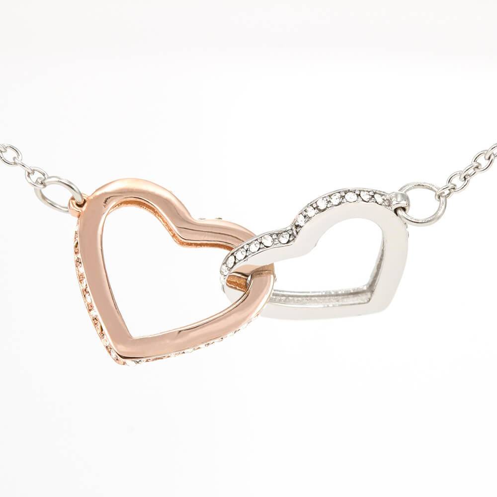 Behind Every Mom Nurse Inseparable Love Pendant 18k Rose Gold Finish 16”-Express Your Love Gifts