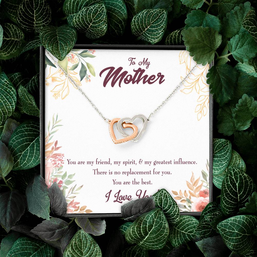 Mother Necklace Mom I Love You Inseparable Love Pendant Birthday Keepsake Card-Express Your Love Gifts