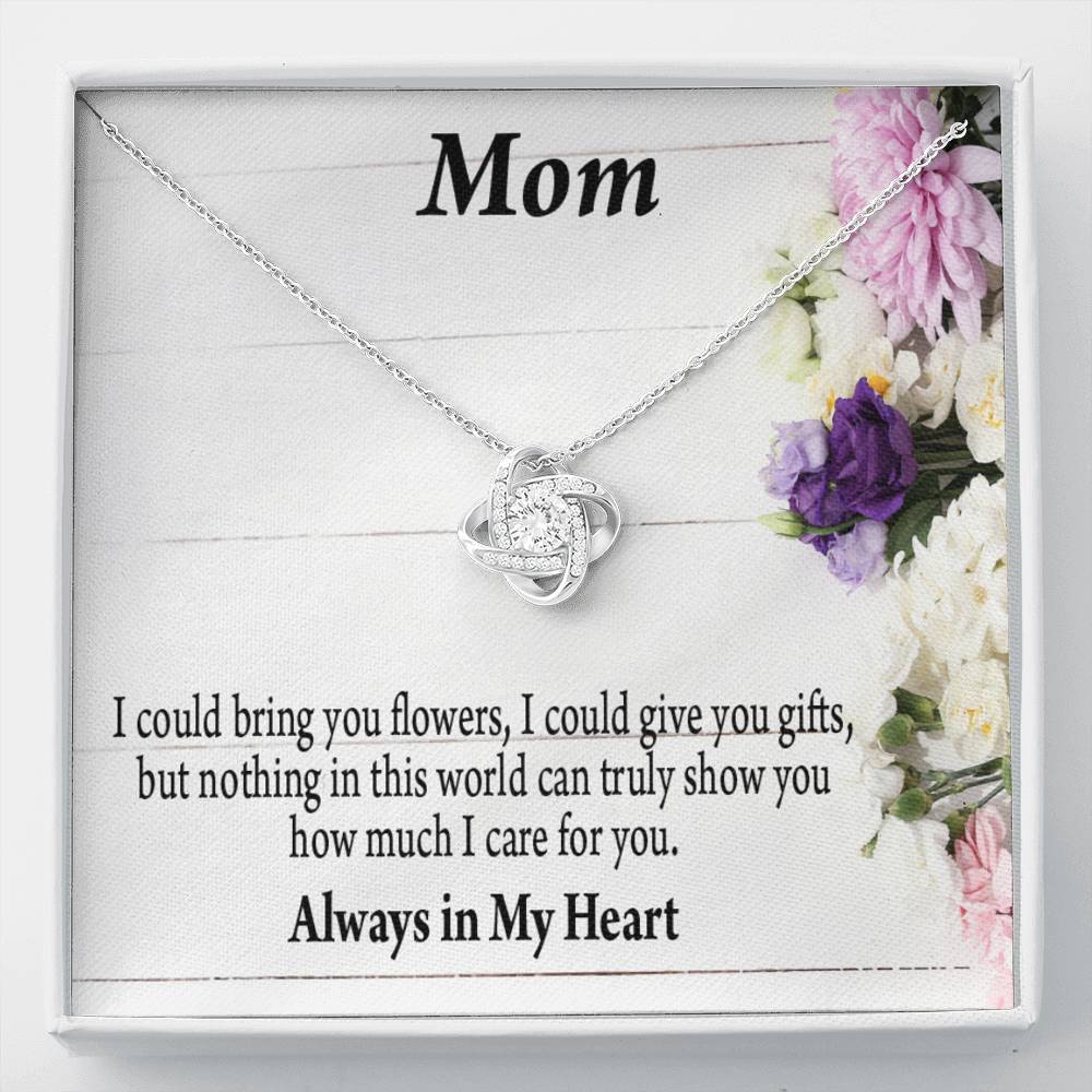 To Mom Mother Bonus Mom Grandmom Flowers And Gifts Love Knot Message Card From Son Daughter Gift Anniversary Birthday Graduation Mothers Day-Express Your Love Gifts