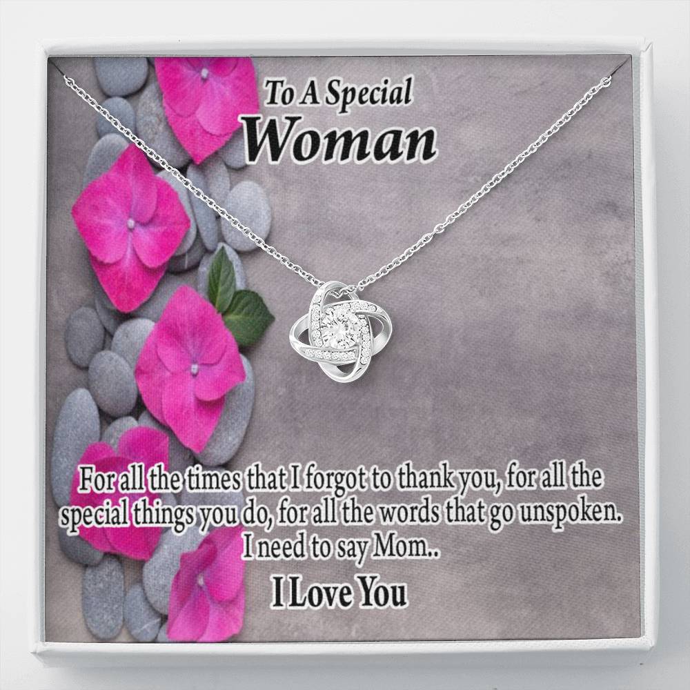 To Mom You'Re Special Love Knot Message Card From Son Daughter Gift Anniversary Birthday Graduation Mothers Day-Express Your Love Gifts