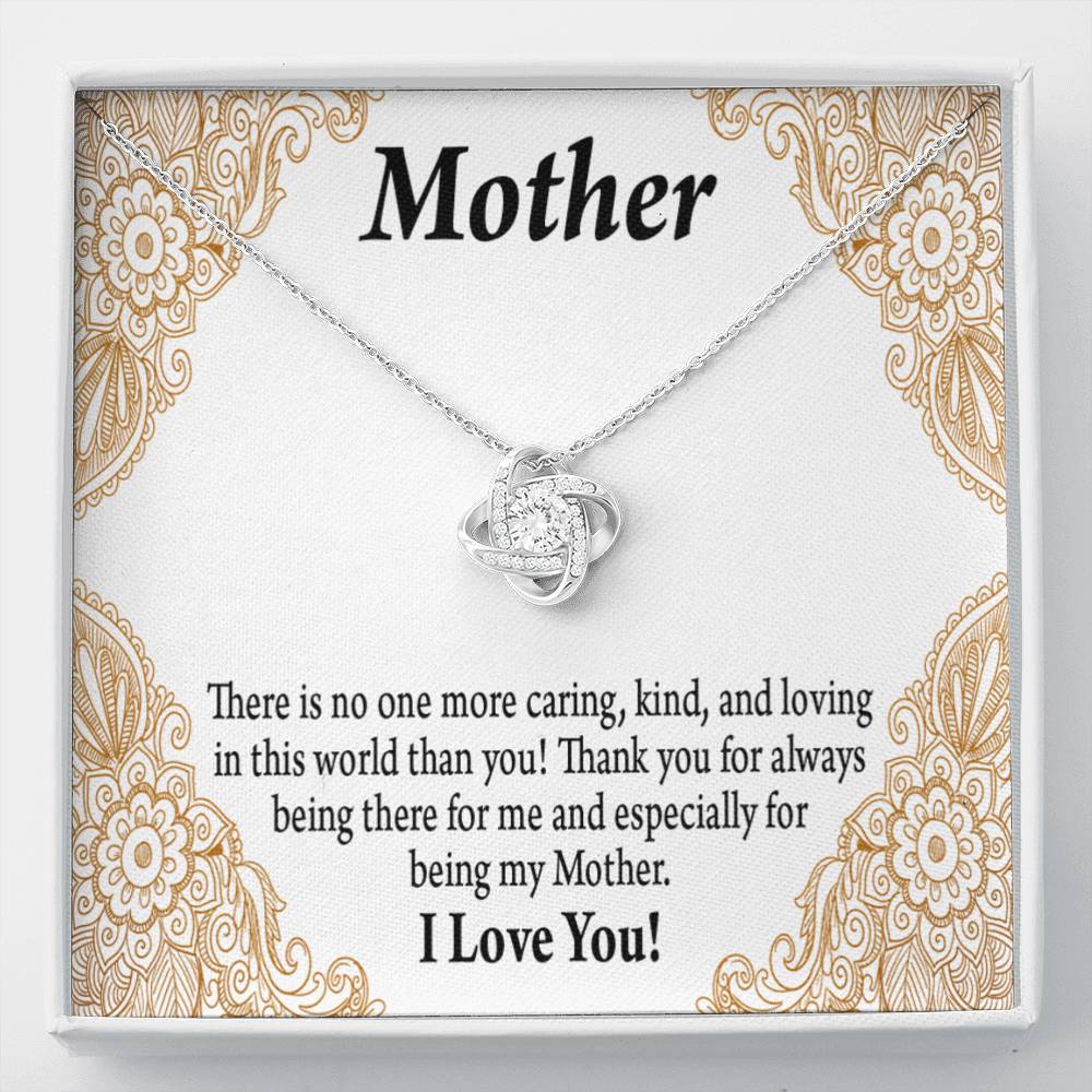 To Mom Mother Bonus Mom Grandmom Caring Kind And Loving Love Knot Message Card From Son Daughter Gift Anniversary Birthday Graduation Mothers Day-Express Your Love Gifts