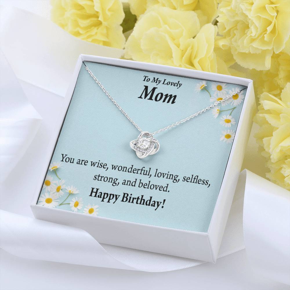 You Are Wise Love Knot Pendant Message Card-Express Your Love Gifts
