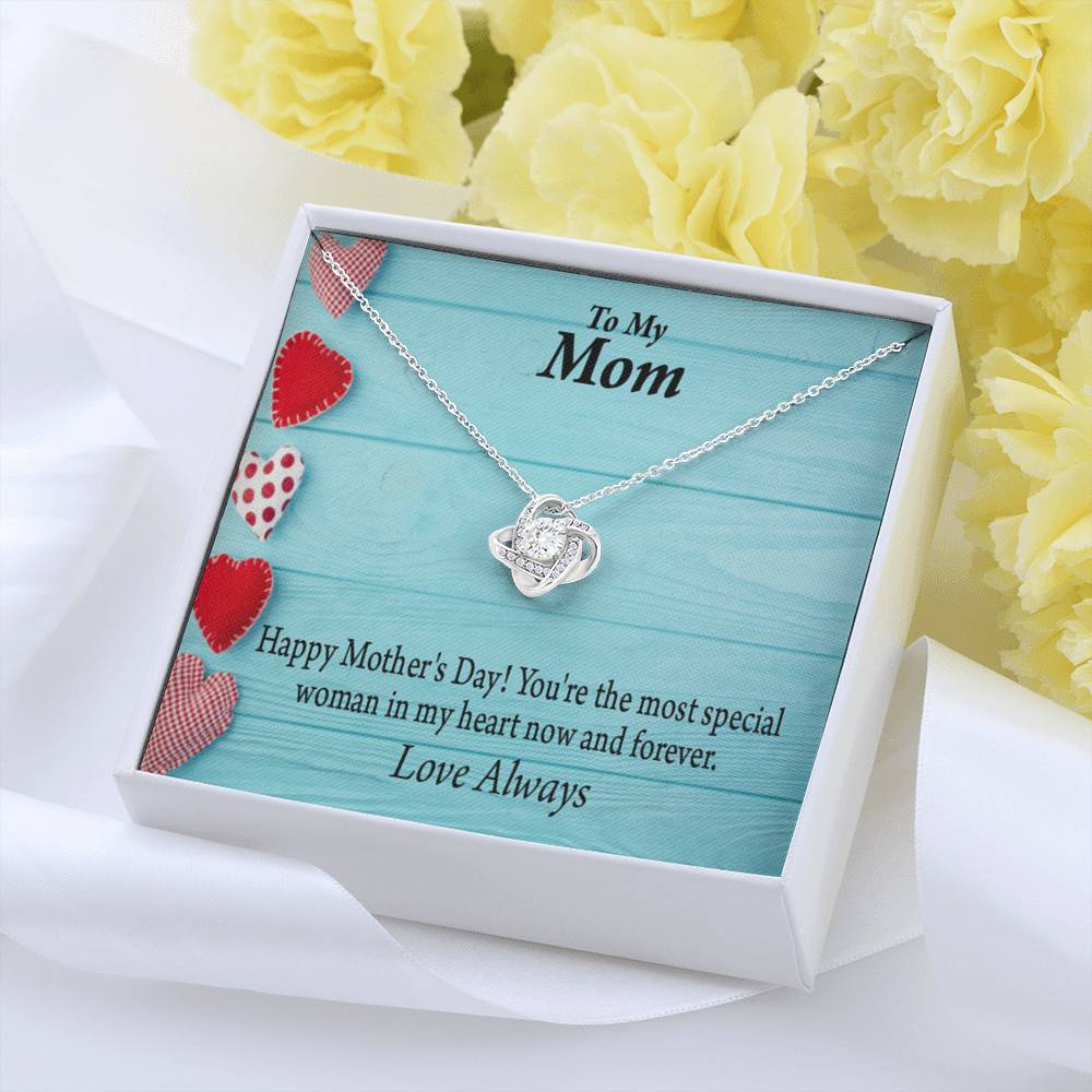 Happy Mother'S Day To The Most Special Woman Love Knot Message Card From Son Daughter Gift Anniversary Birthday Graduation Mothers Day-Express Your Love Gifts
