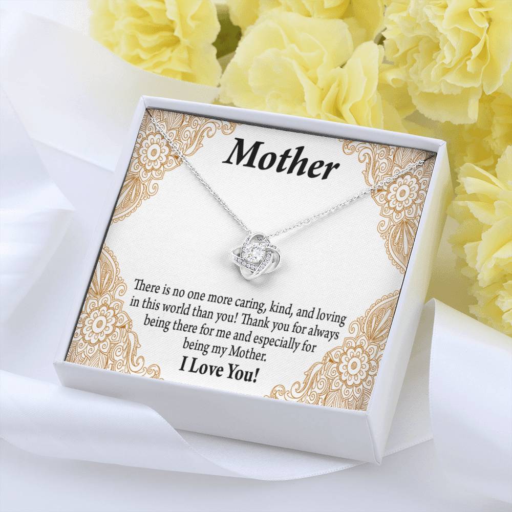 To Mom Mother Bonus Mom Grandmom Caring Kind And Loving Love Knot Message Card From Son Daughter Gift Anniversary Birthday Graduation Mothers Day-Express Your Love Gifts
