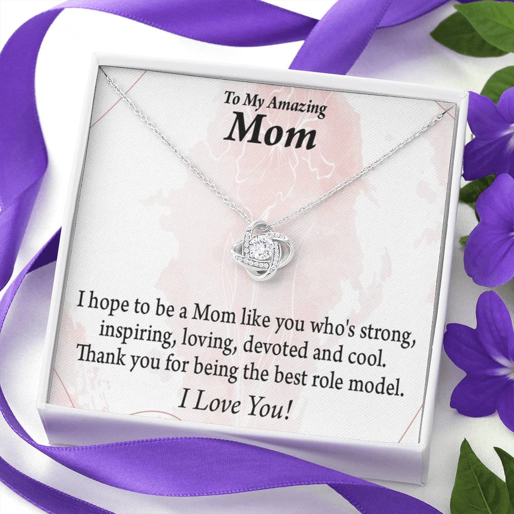 Mom You'Re The Greatest! Love Knot Message Card From Son Daughter Gift Anniversary Birthday Graduation Mothers Day-Express Your Love Gifts
