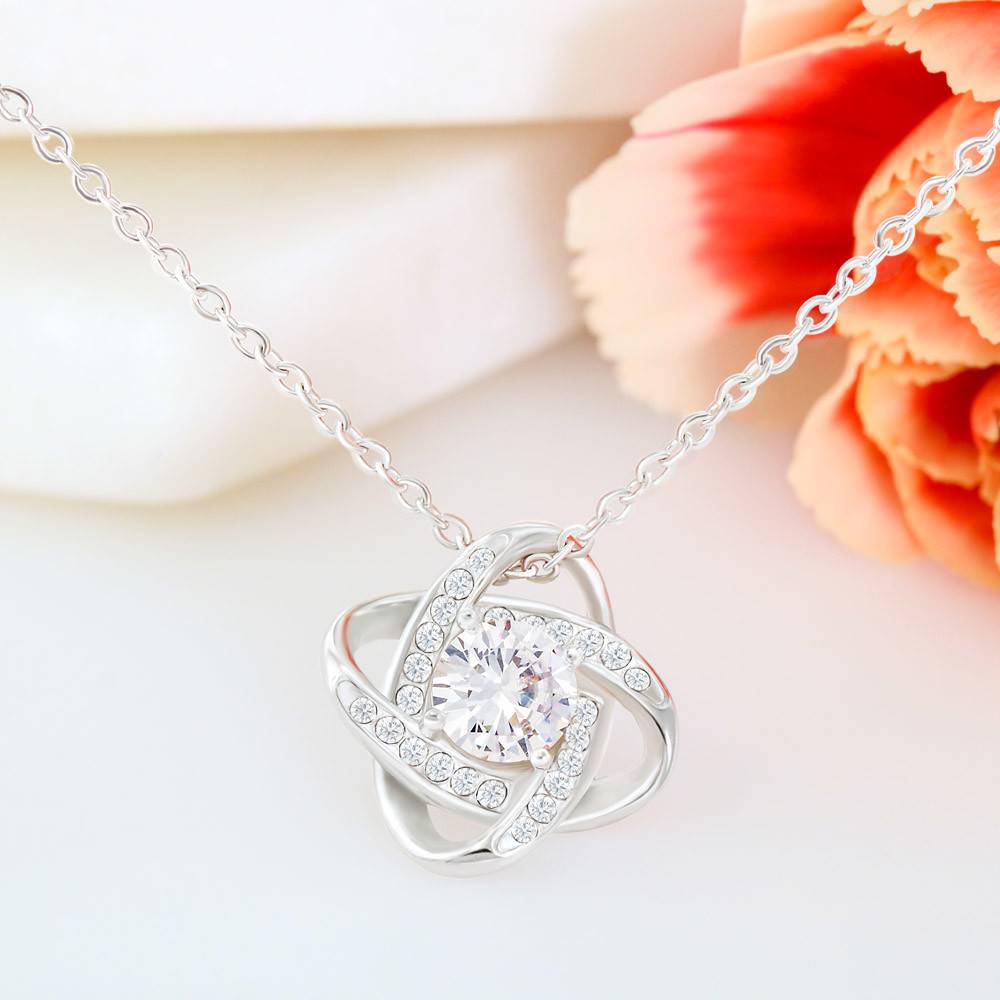 To Mom Mother Bonus Mom Grandmom Sweet Message Love Knot Message Card From Son Daughter Gift Anniversary Birthday Graduation Mothers Day-Express Your Love Gifts
