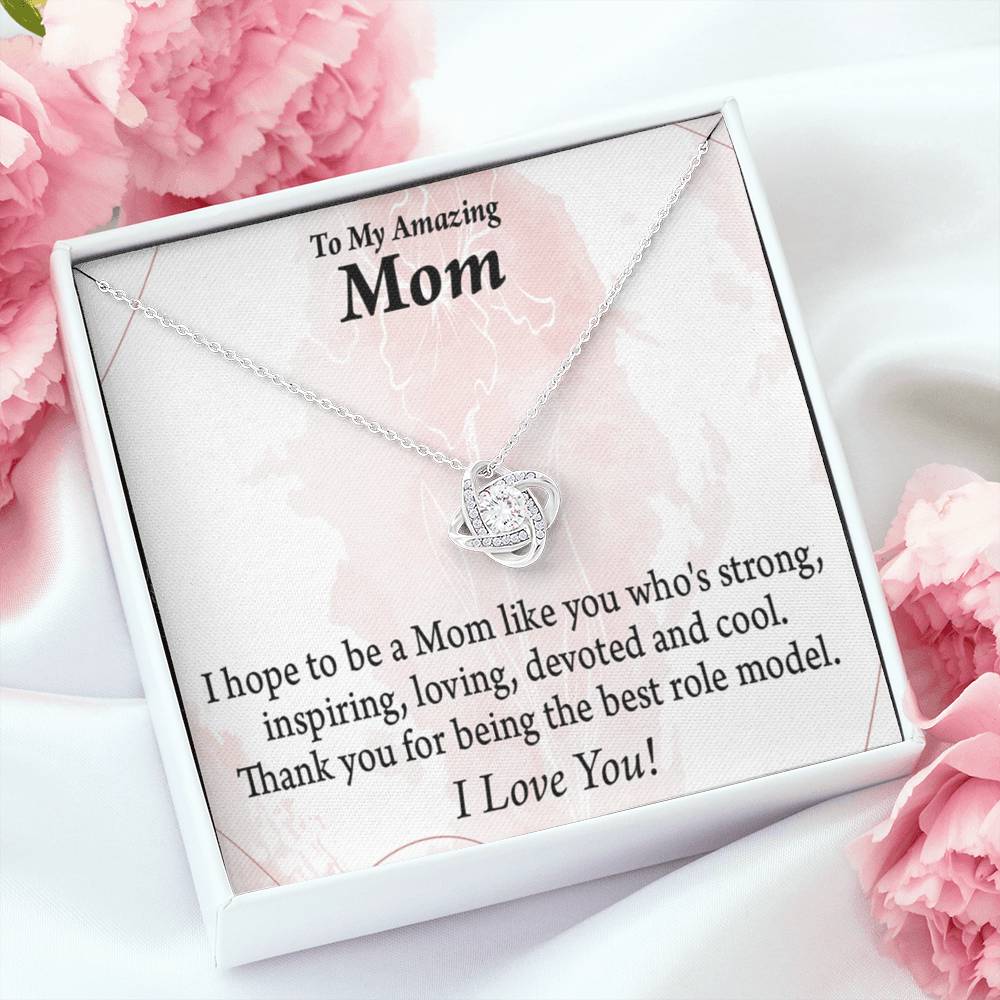 Mom You'Re The Greatest! Love Knot Message Card From Son Daughter Gift Anniversary Birthday Graduation Mothers Day-Express Your Love Gifts