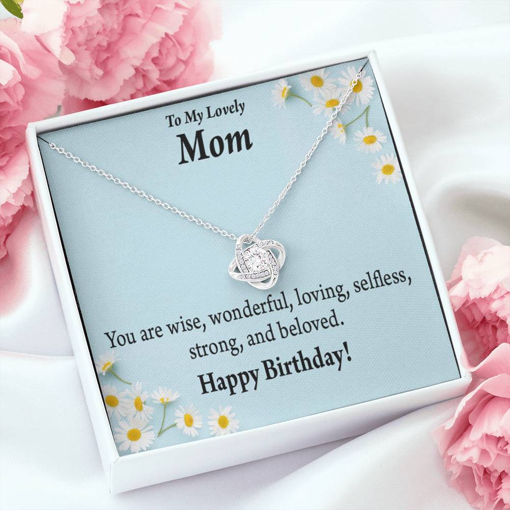 You Are Wise Love Knot Pendant Message Card-Express Your Love Gifts