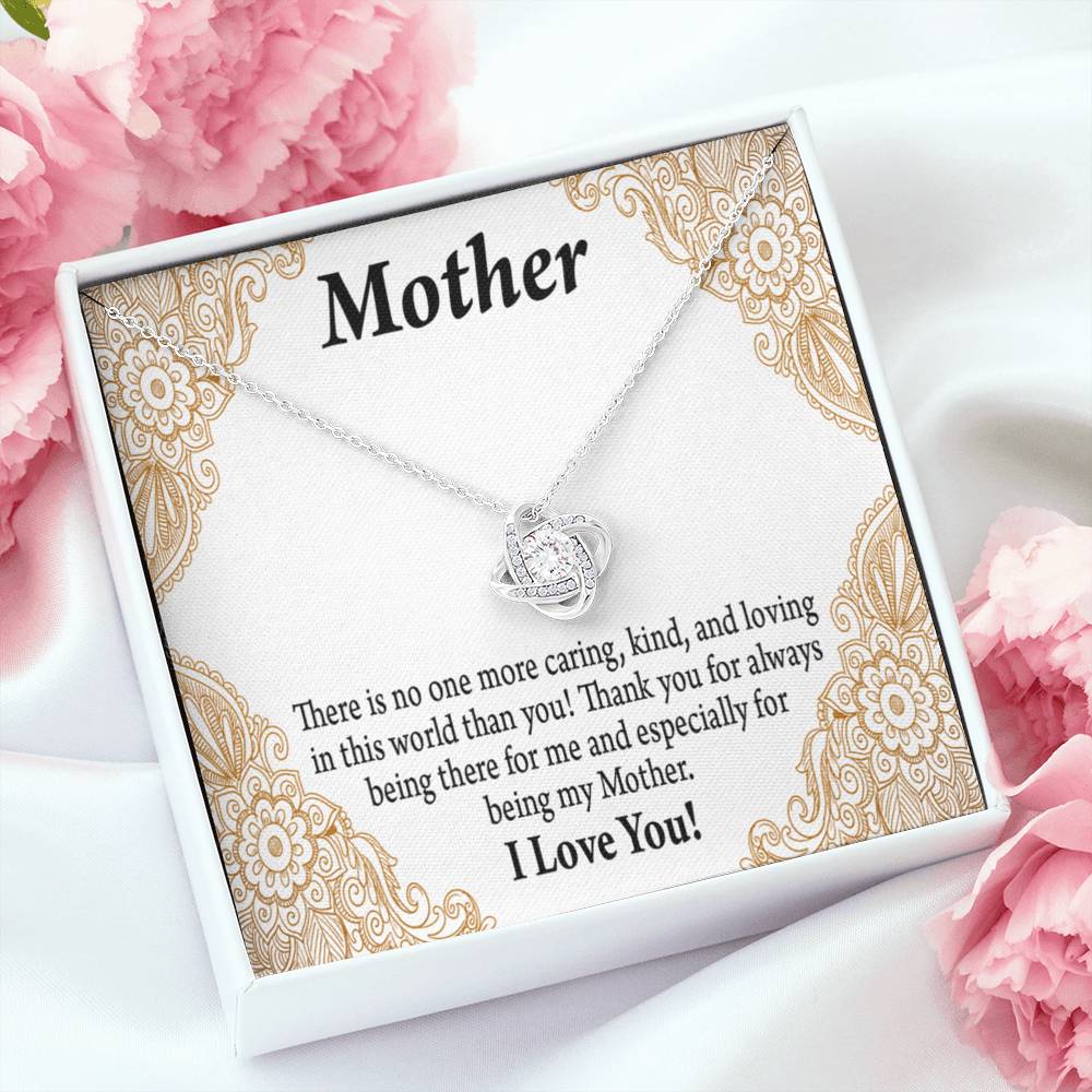 To Mom Mother Bonus Mom Grandmom Caring Kind And Loving Love Knot Message Card From Son Daughter Gift Anniversary Birthday Graduation Mothers Day-Express Your Love Gifts