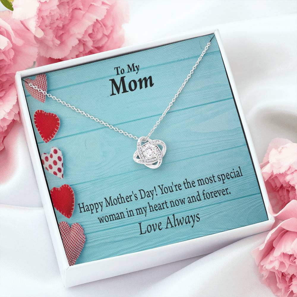 Happy Mother'S Day To The Most Special Woman Love Knot Message Card From Son Daughter Gift Anniversary Birthday Graduation Mothers Day-Express Your Love Gifts