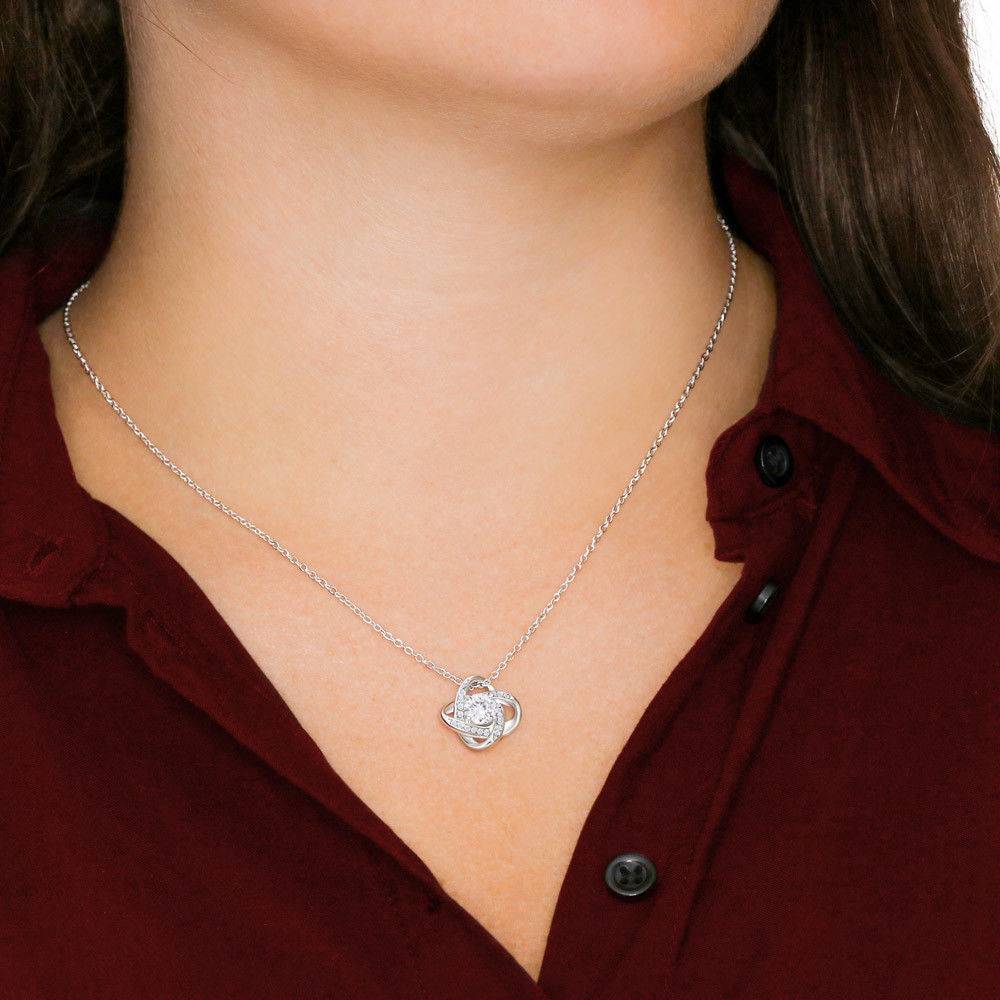 You Are Wise Love Knot Pendant Message Card-Express Your Love Gifts