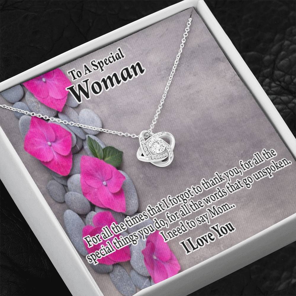 To Mom You'Re Special Love Knot Message Card From Son Daughter Gift Anniversary Birthday Graduation Mothers Day-Express Your Love Gifts