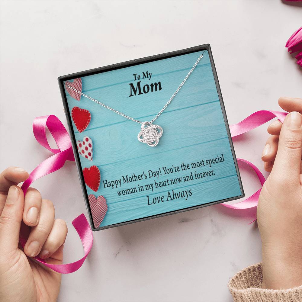 Happy Mother'S Day To The Most Special Woman Love Knot Message Card From Son Daughter Gift Anniversary Birthday Graduation Mothers Day-Express Your Love Gifts