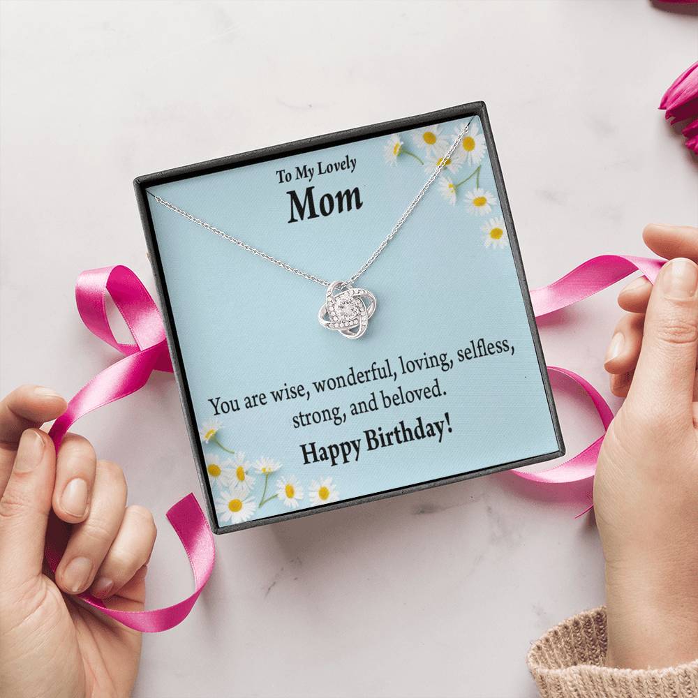 You Are Wise Love Knot Pendant Message Card-Express Your Love Gifts