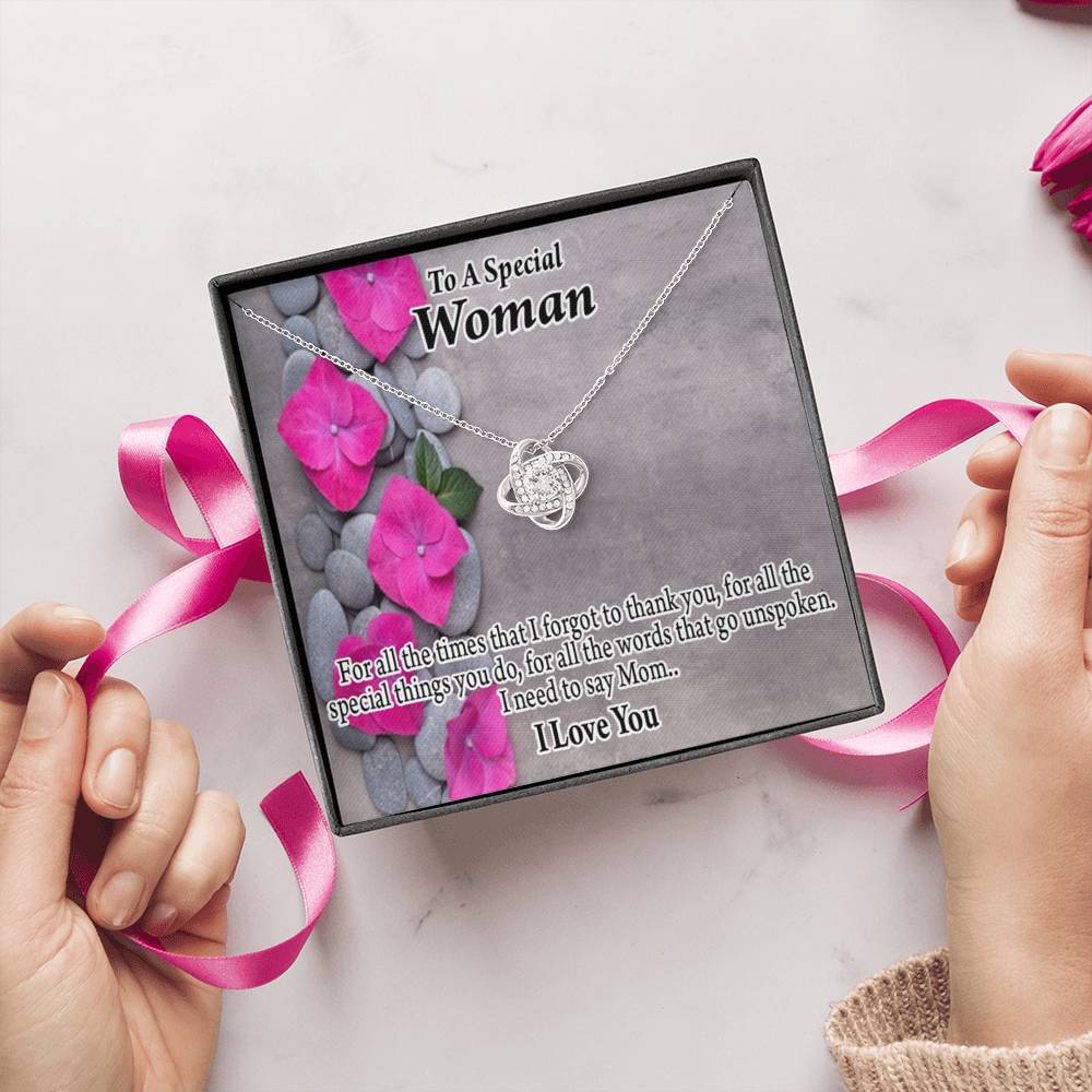 To Mom You'Re Special Love Knot Message Card From Son Daughter Gift Anniversary Birthday Graduation Mothers Day-Express Your Love Gifts