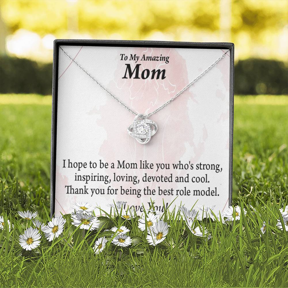 Mom You'Re The Greatest! Love Knot Message Card From Son Daughter Gift Anniversary Birthday Graduation Mothers Day-Express Your Love Gifts