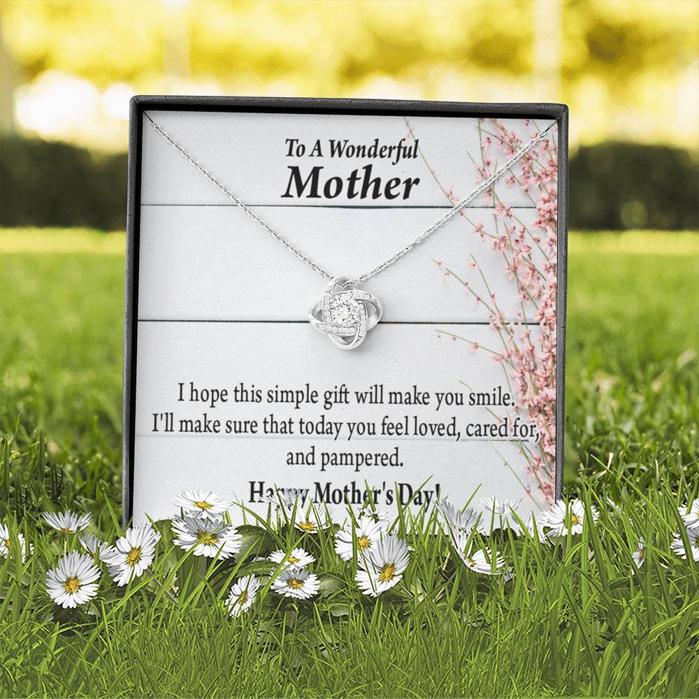 To Mom Love Knot Message Card From Son Daughter Gift Anniversary Birthday Graduation Mothers Day-Express Your Love Gifts