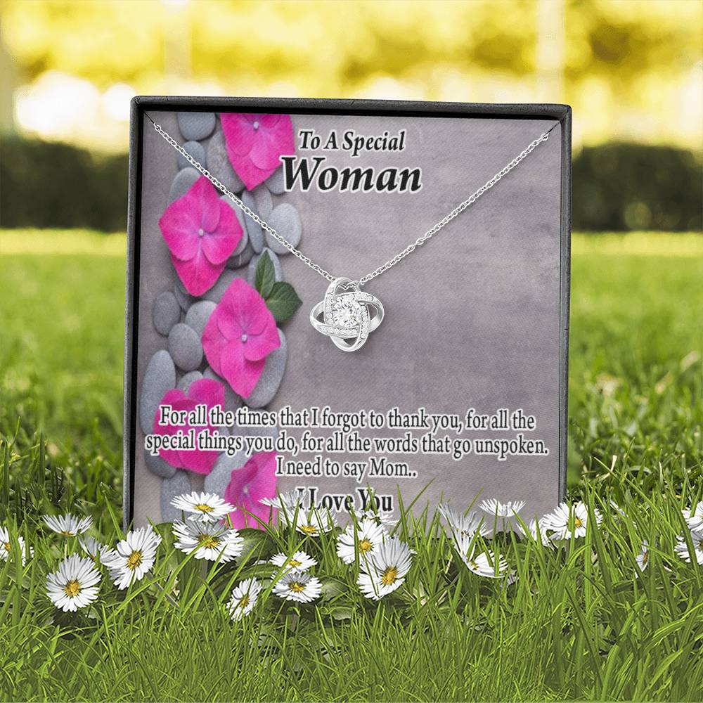 To Mom You'Re Special Love Knot Message Card From Son Daughter Gift Anniversary Birthday Graduation Mothers Day-Express Your Love Gifts