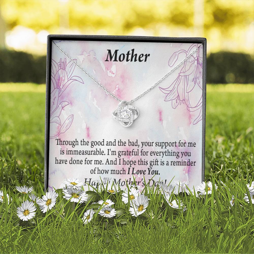 Happy Mother'S Day So Grateful Love Knot Message Card From Son Daughter Gift Anniversary Birthday Graduation Mothers Day-Express Your Love Gifts