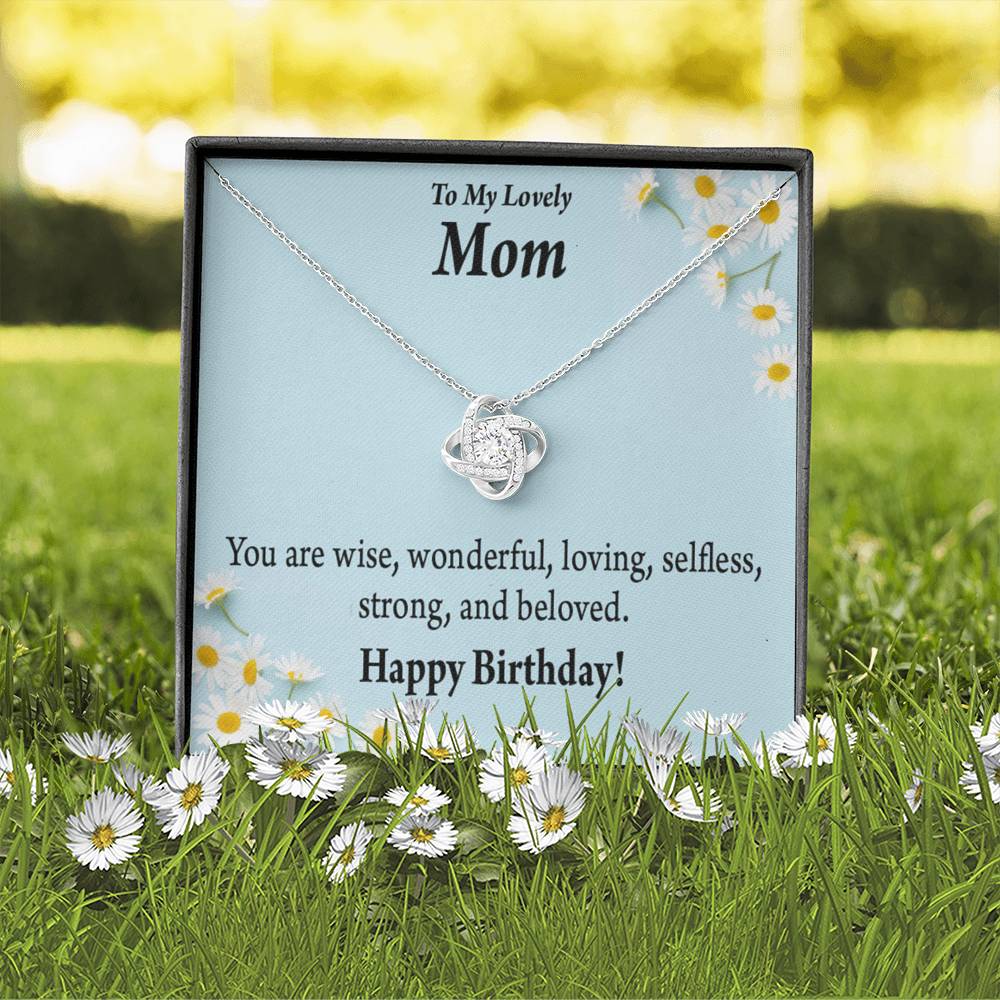 You Are Wise Love Knot Pendant Message Card-Express Your Love Gifts