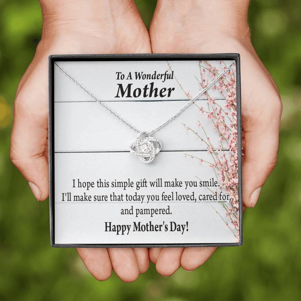 To Mom Love Knot Message Card From Son Daughter Gift Anniversary Birthday Graduation Mothers Day-Express Your Love Gifts