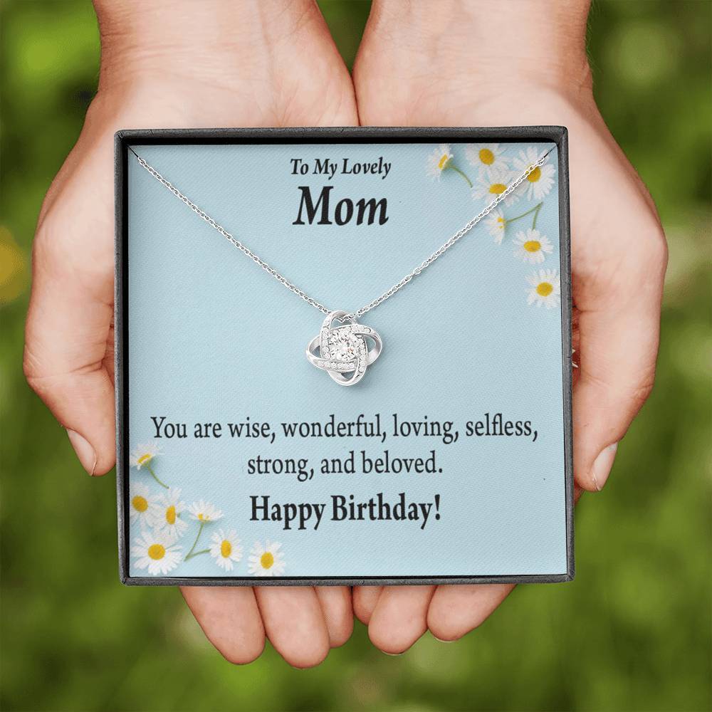 You Are Wise Love Knot Pendant Message Card-Express Your Love Gifts