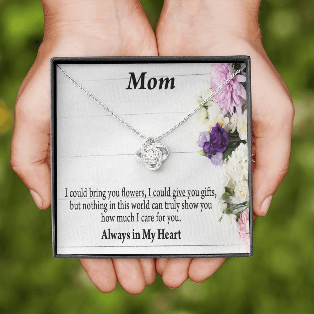 To Mom Mother Bonus Mom Grandmom Flowers And Gifts Love Knot Message Card From Son Daughter Gift Anniversary Birthday Graduation Mothers Day-Express Your Love Gifts