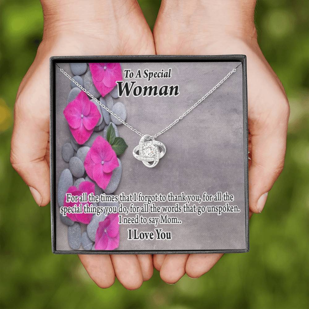 To Mom You'Re Special Love Knot Message Card From Son Daughter Gift Anniversary Birthday Graduation Mothers Day-Express Your Love Gifts