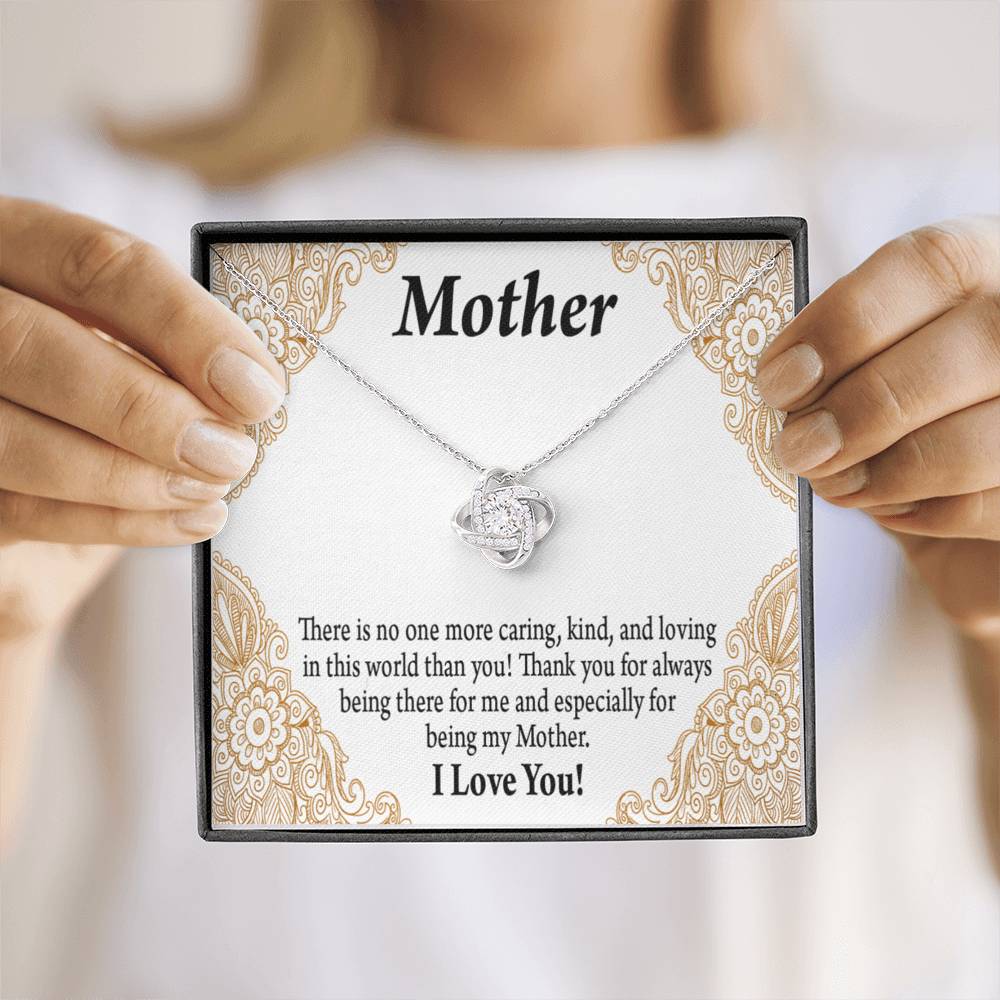 To Mom Mother Bonus Mom Grandmom Caring Kind And Loving Love Knot Message Card From Son Daughter Gift Anniversary Birthday Graduation Mothers Day-Express Your Love Gifts