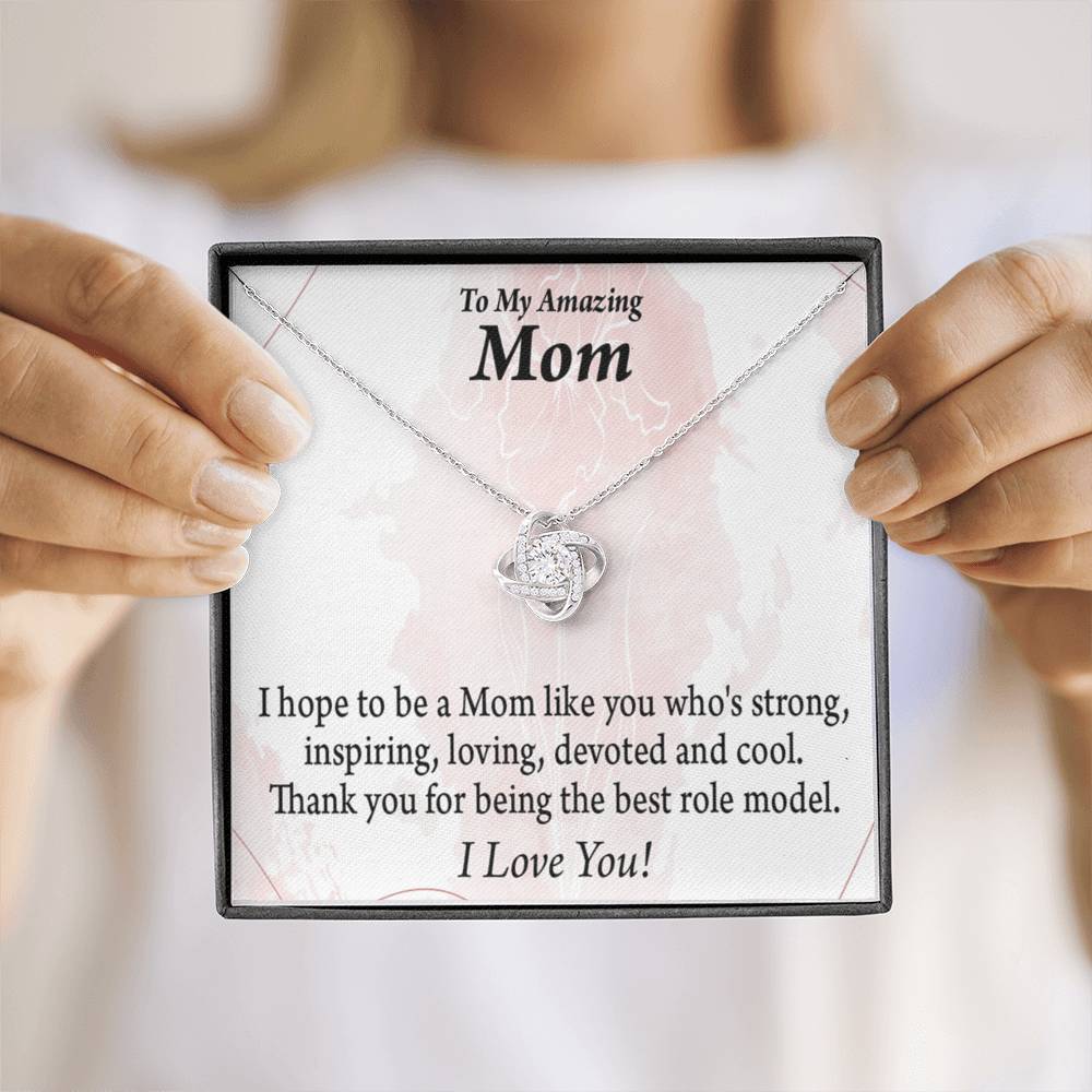 Mom You'Re The Greatest! Love Knot Message Card From Son Daughter Gift Anniversary Birthday Graduation Mothers Day-Express Your Love Gifts