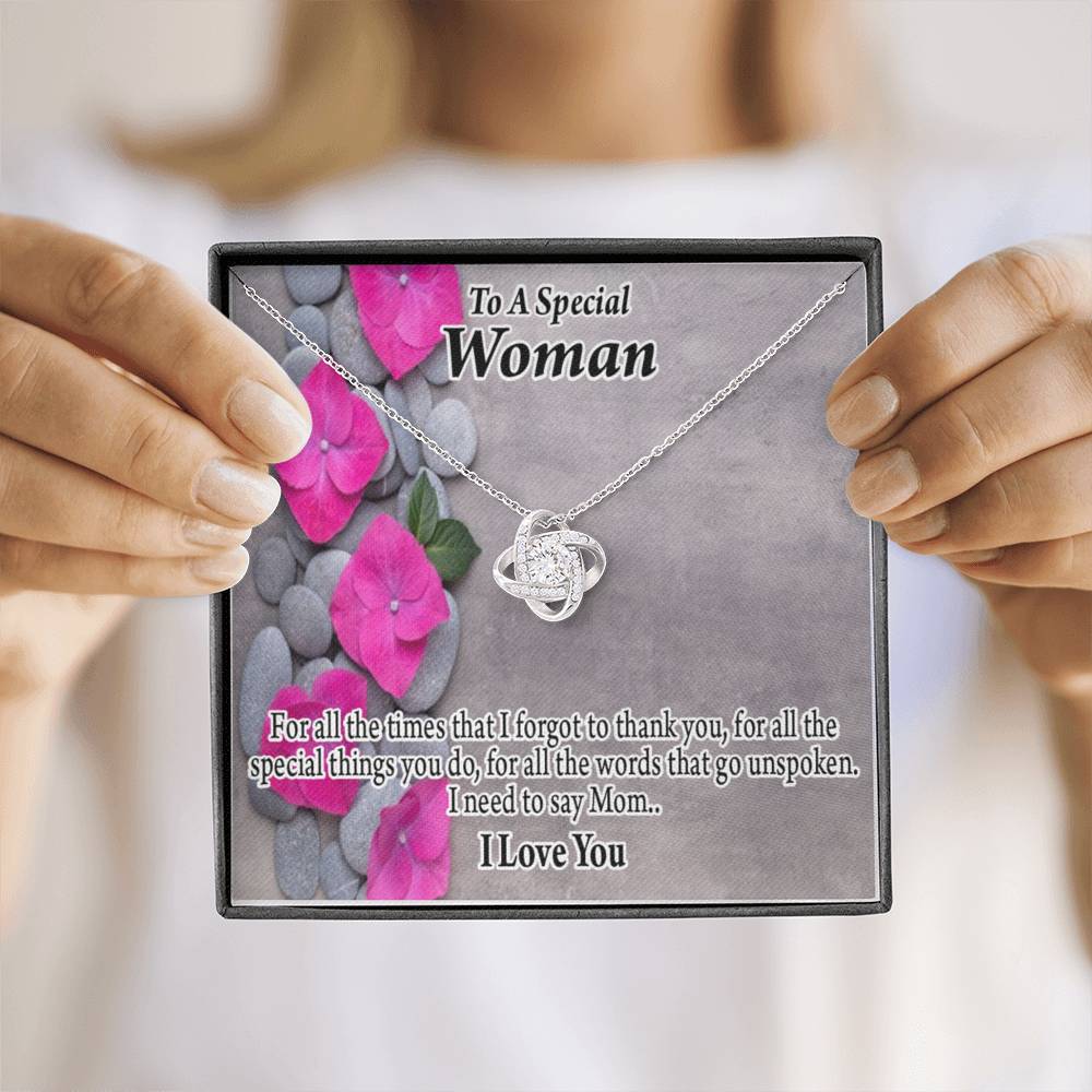 To Mom You'Re Special Love Knot Message Card From Son Daughter Gift Anniversary Birthday Graduation Mothers Day-Express Your Love Gifts