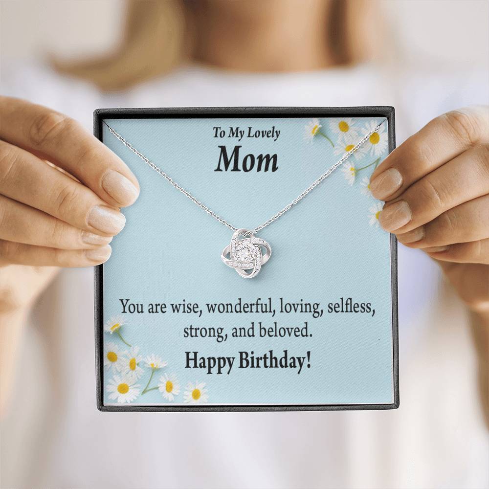 You Are Wise Love Knot Pendant Message Card-Express Your Love Gifts