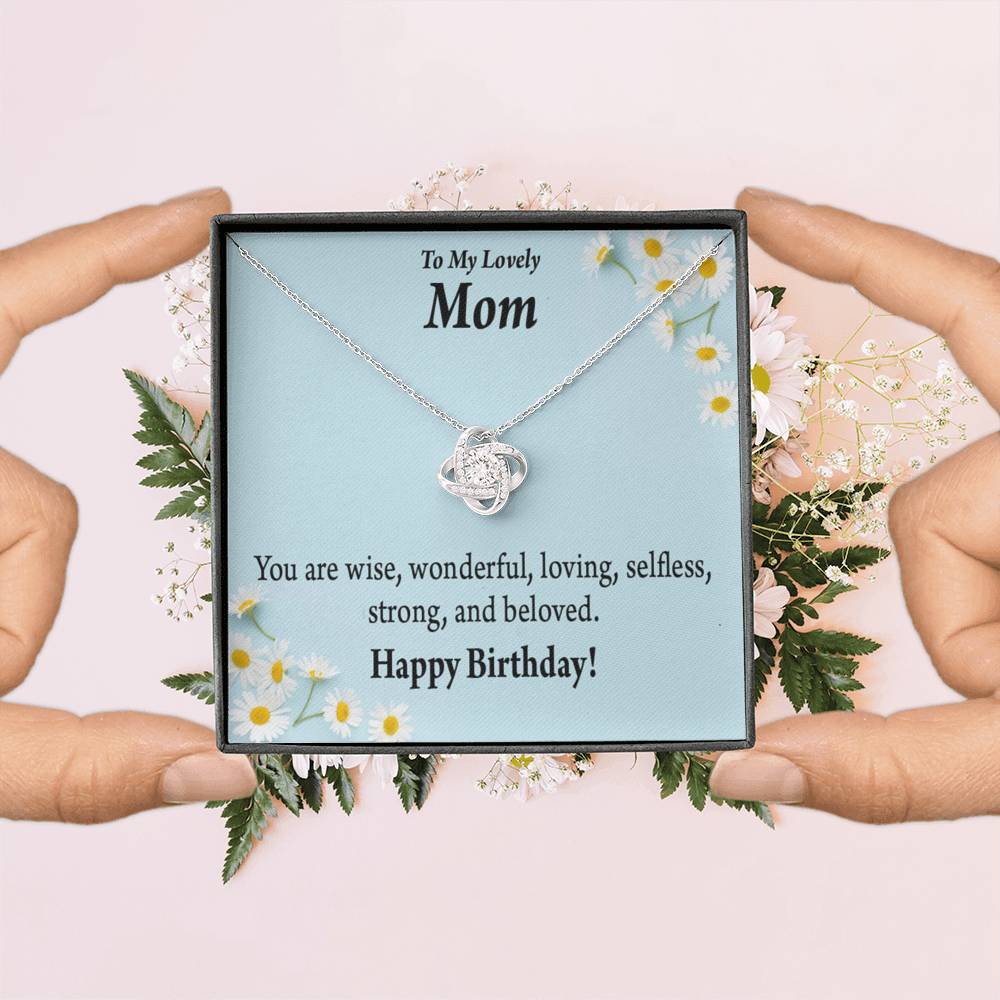 You Are Wise Love Knot Pendant Message Card-Express Your Love Gifts
